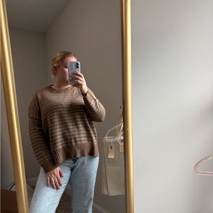 Striped Brown Sweater
